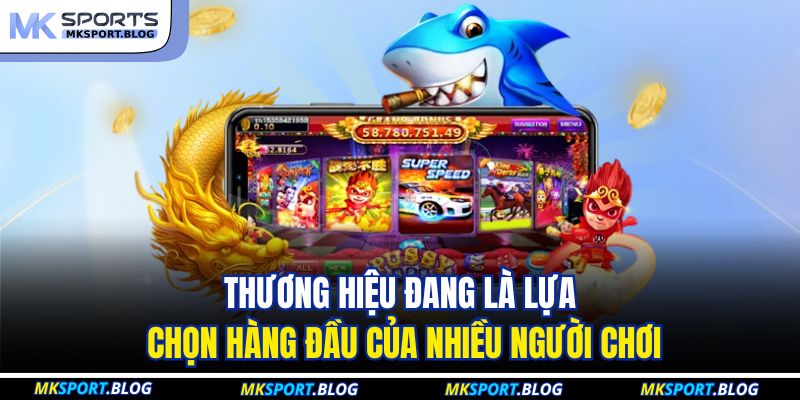 Thương hiệu đang là lựa chọn hàng đầu của nhiều người chơi